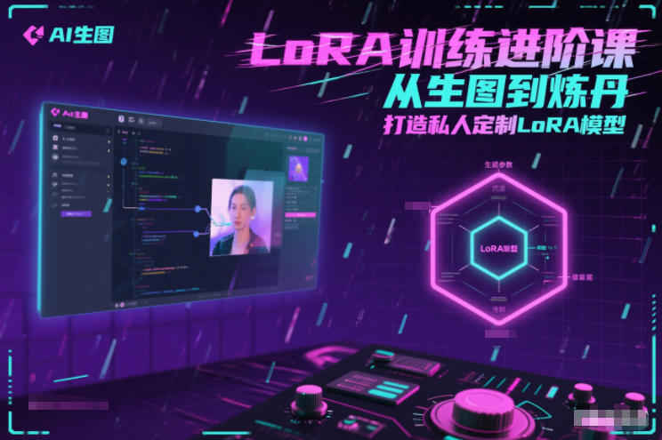 LoRA训练进阶课，从生图到炼丹，打造私人定制LoRA模型-愛營銷俱樂部