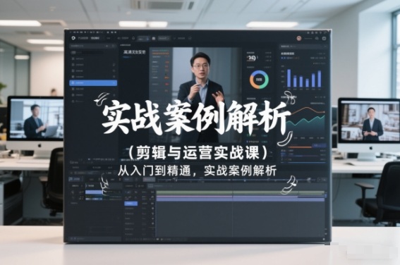 剪辑与运营实战课，从入门到精通，实战案例解析(更新2026)-愛營銷俱樂部