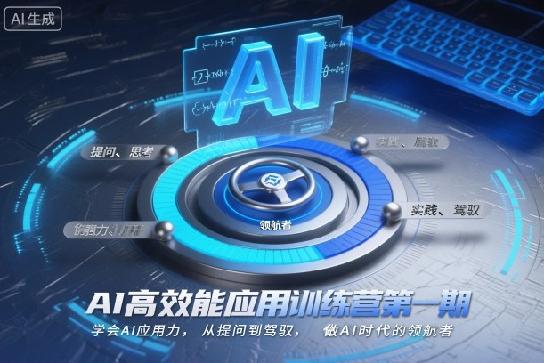 AI高效能应用训练营第一期，学会AI应用力，从提问到驾驭，做AI时代的领航者(更新)-愛營銷俱樂部