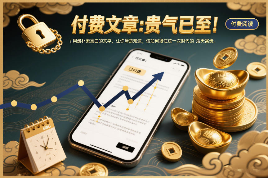 付费文章：贵气已至！用最朴素直白的文字，让你清楚知道，该如何接住这一次时代的泼天富贵-愛營銷俱樂部