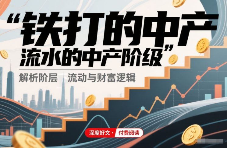 付费文章：铁打的中产，流水的中产阶级-愛營銷俱樂部