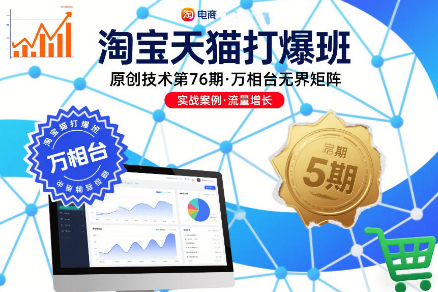 淘宝天猫打爆班原创技术第76期，万相台无界矩阵-愛營銷俱樂部