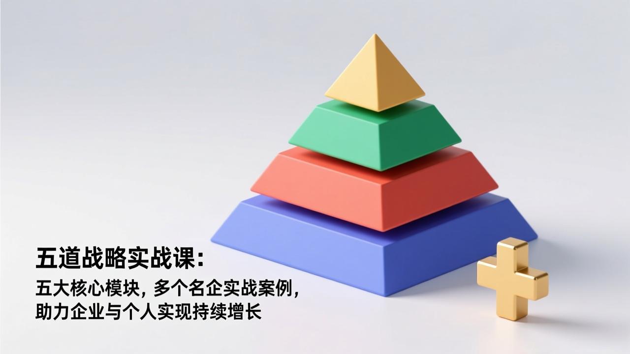 五道战略实战课：五大核心模块，多个名企实战案例，助力企业与个人实现持续增长-愛營銷俱樂部