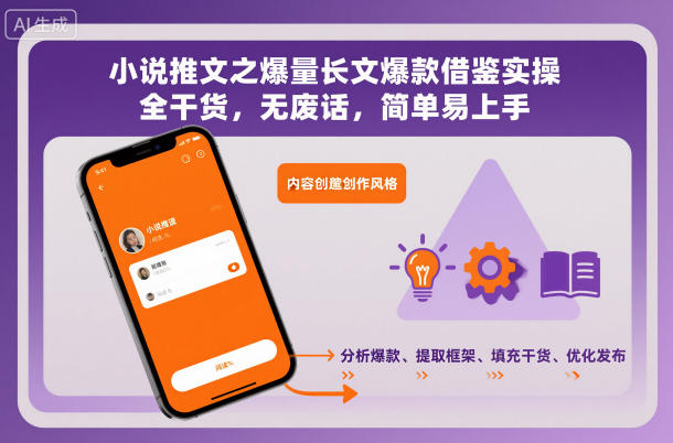 小说推文之爆量长文爆款借鉴实操，全干货，无废话，简单易上手-愛營銷俱樂部