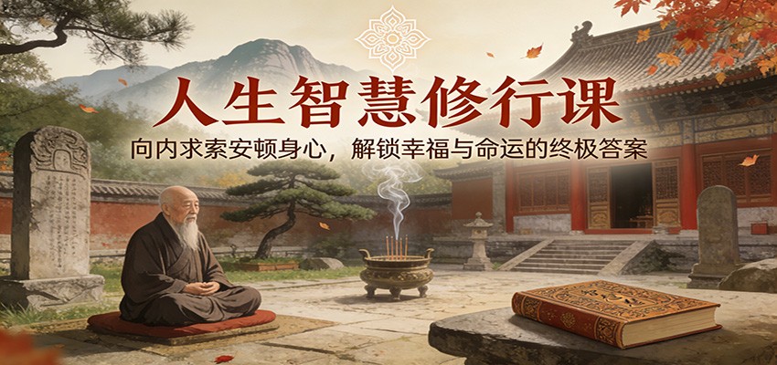 人生智慧修行课：向内求索安顿身心，解锁幸福与命运的终极答案-愛營銷俱樂部